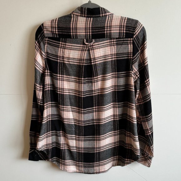 NWT! Como Vintage Soft Flannel Shirt in Sand Black Plaid - Picture 2 of 8
